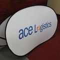 Ace Logistics 200x100cm ovaalne bänner